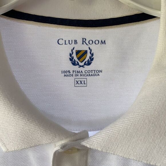 Club Room size XXL white polo. - Picture 3 of 6